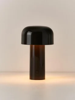 Kleine mobiele LED tafellamp Bellhop, dimbaar