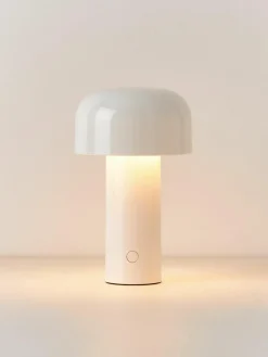 Kleine mobiele LED tafellamp Bellhop, dimbaar