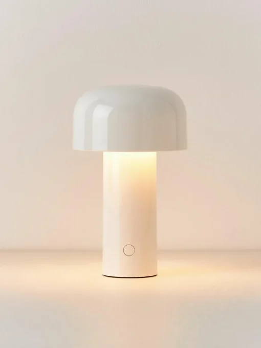 Kleine mobiele LED tafellamp Bellhop, dimbaar