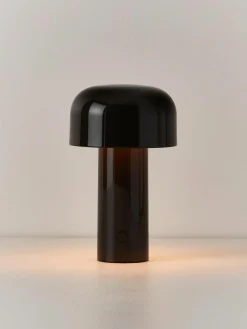 Kleine mobiele LED tafellamp Bellhop, dimbaar