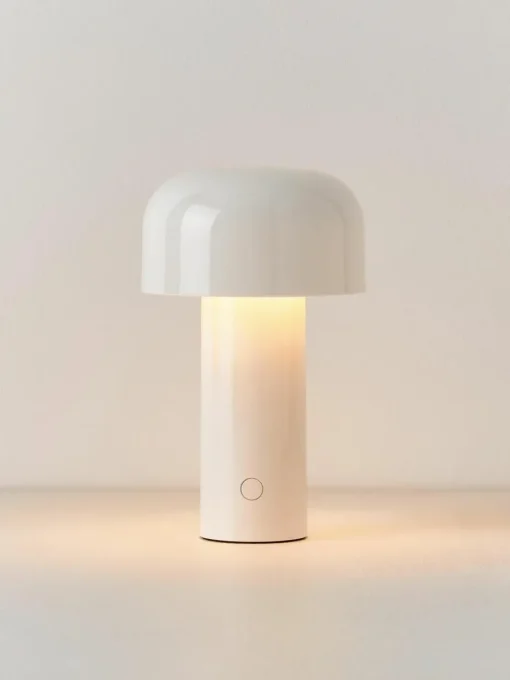 Kleine mobiele LED tafellamp Bellhop, dimbaar