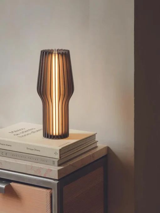 Kleine mobiele LED tafellamp Radiant, dimbaar