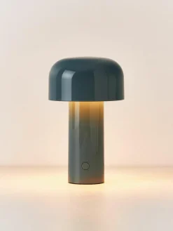 Kleine mobiele LED tafellamp Bellhop, dimbaar