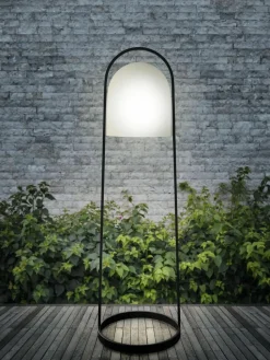 Kleine mobiele LED vloerlamp SunLight, dimbaar