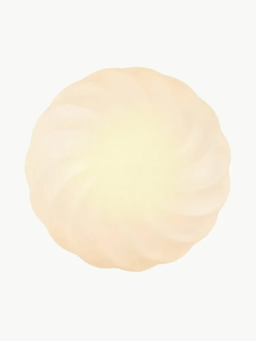 Kleine mondgeblazen plafondlamp Twist, Ø 25 cm