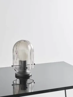 Kleine mondgeblazen tafellamp Seine