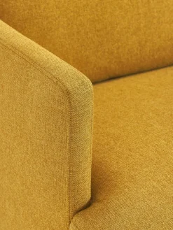 Kleine okergele hoekbank Fluente