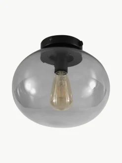Kleine plafondlamp Alton van glas