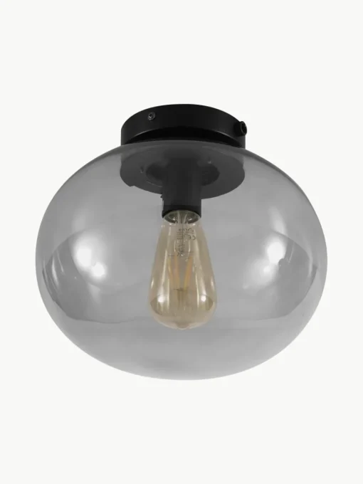 Kleine plafondlamp Alton van glas