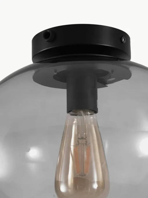 Kleine plafondlamp Alton van glas