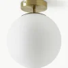 Kleine plafondlamp Hitch van glas