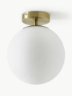Kleine plafondlamp Hitch van glas