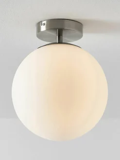 Kleine plafondlamp Hitch van glas