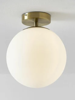 Kleine plafondlamp Hitch van glas