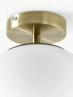 Kleine plafondlamp Hitch van glas