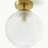 Kleine plafondlamp Lorna van glas
