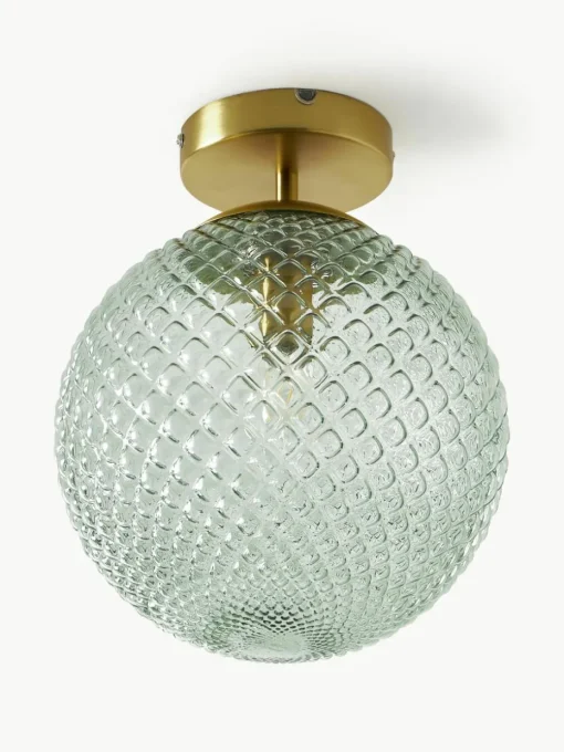 Kleine plafondlamp Lorna van glas
