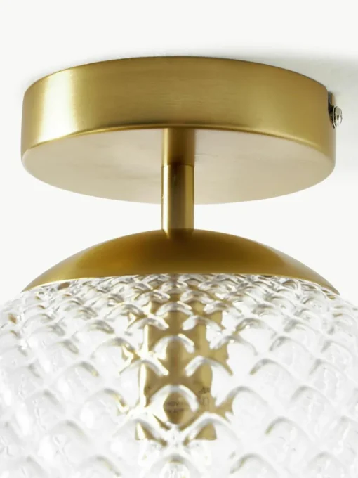 Kleine plafondlamp Lorna van glas