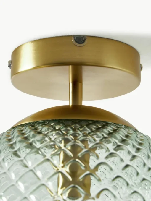 Kleine plafondlamp Lorna van glas