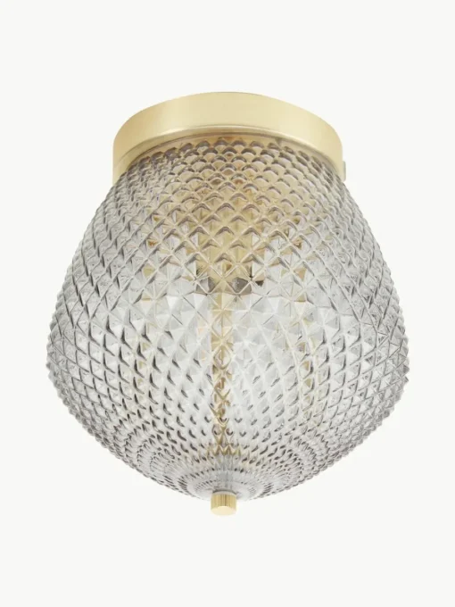 Kleine plafondlamp Orbiform van glas