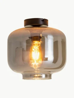 Kleine plafondlamp Vaso van gespiegeld glas