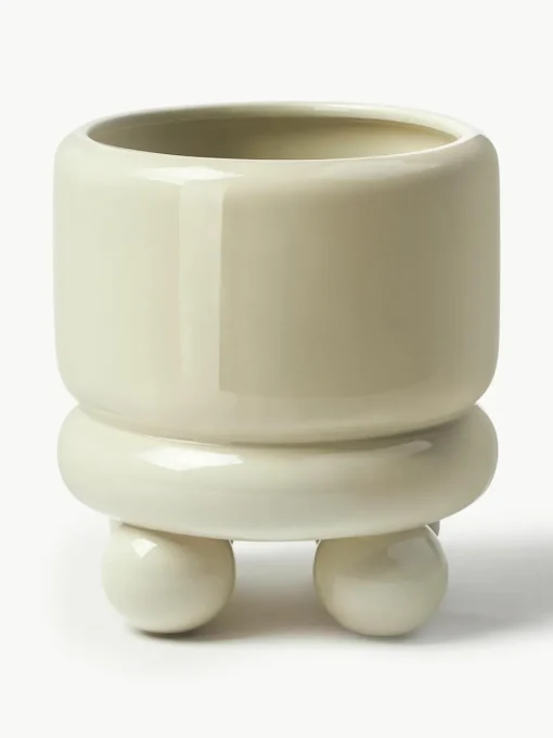 Kleine plantenpot Bryn, H 18 cm