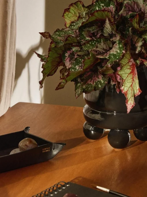 Kleine plantenpot Bryn, H 18 cm
