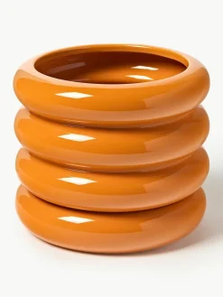 Kleine plantenpot Rudi van keramiek, H 16 cm