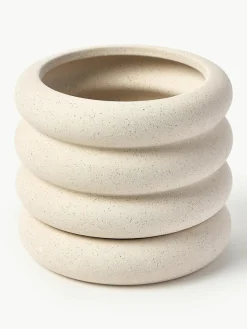 Kleine plantenpot Rudi van keramiek, H 16 cm