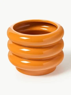 Kleine plantenpot Rudi van keramiek, H 16 cm