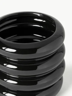 Kleine plantenpot Rudi van keramiek, H 16 cm
