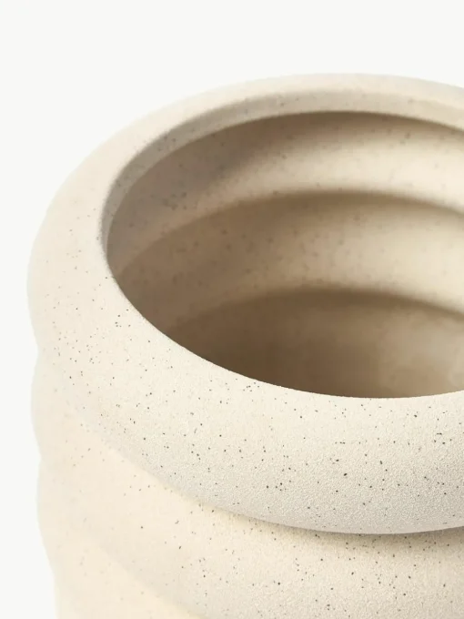 Kleine plantenpot Rudi van keramiek, H 16 cm