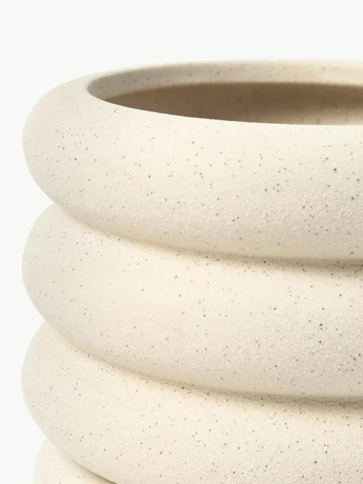 Kleine plantenpot Rudi van keramiek, H 16 cm