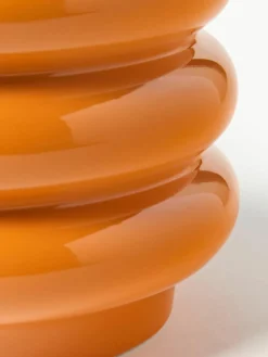 Kleine plantenpot Rudi van keramiek, H 16 cm