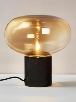 Kleine tafellamp Alma met marmeren voet