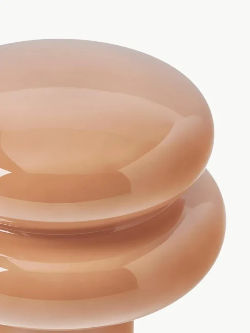 Kleine tafellamp Baya van opaalglas