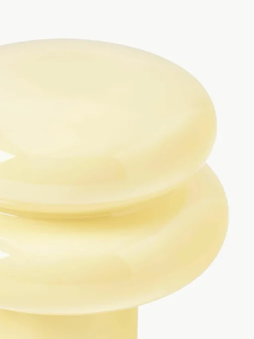 Kleine tafellamp Baya van opaalglas