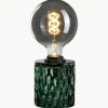 Kleine tafellamp Crystal Magic van groen glas