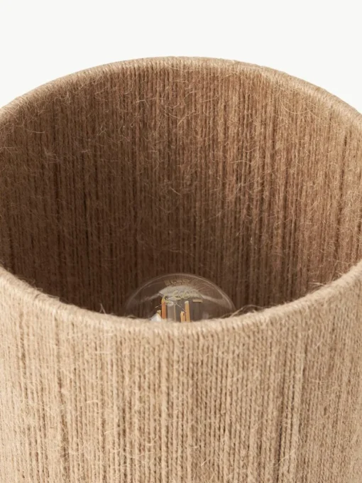 Kleine tafellamp Galea van jute