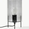 Kleine tafellamp Laurel van gekleurd glas