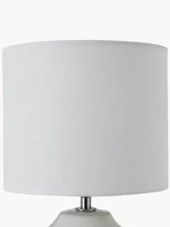 Kleine tafellamp Sandy Glow van keramiek