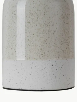 Kleine tafellamp Sandy Glow van keramiek