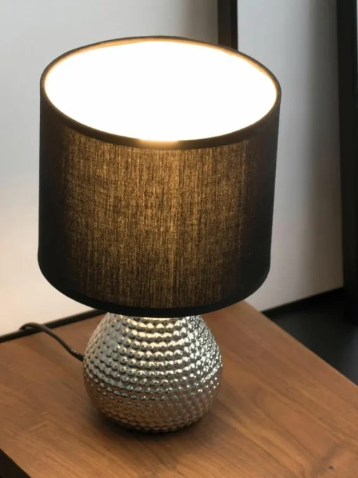 Kleine tafellamp Sip of Silver van keramiek
