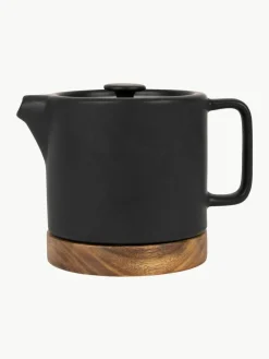 Kleine theepot Nordika met acaciahouten basis, 700 ml