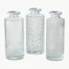 Kleine vazen Adore van glas, set van 3