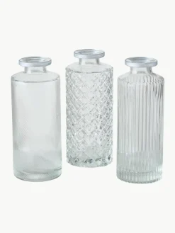 Kleine vazen Adore van glas, set van 3