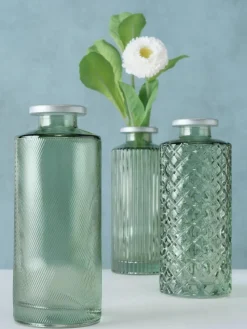 Kleine vazen Adore van glas, set van 3