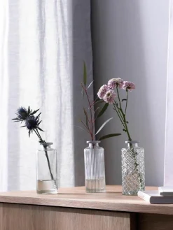 Kleine vazen Adore van glas, set van 3