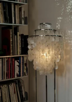 Kleine vloerlamp Fun 1STM, design Verner Panton