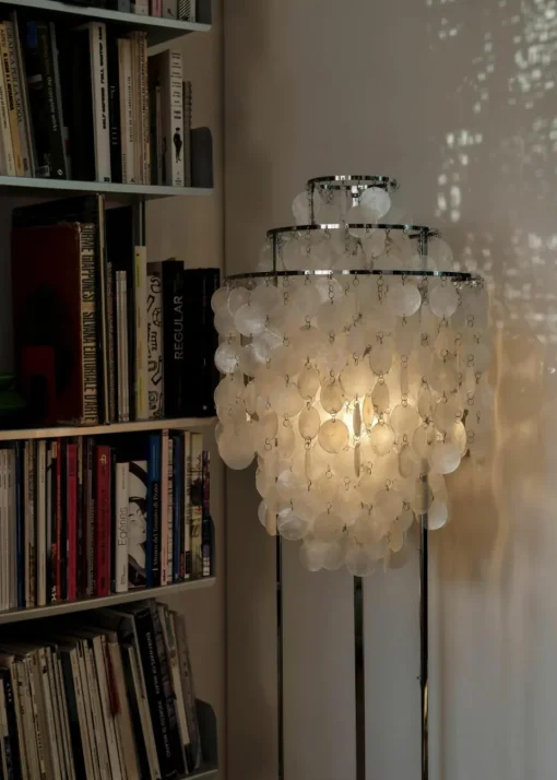 Kleine vloerlamp Fun 1STM, design Verner Panton